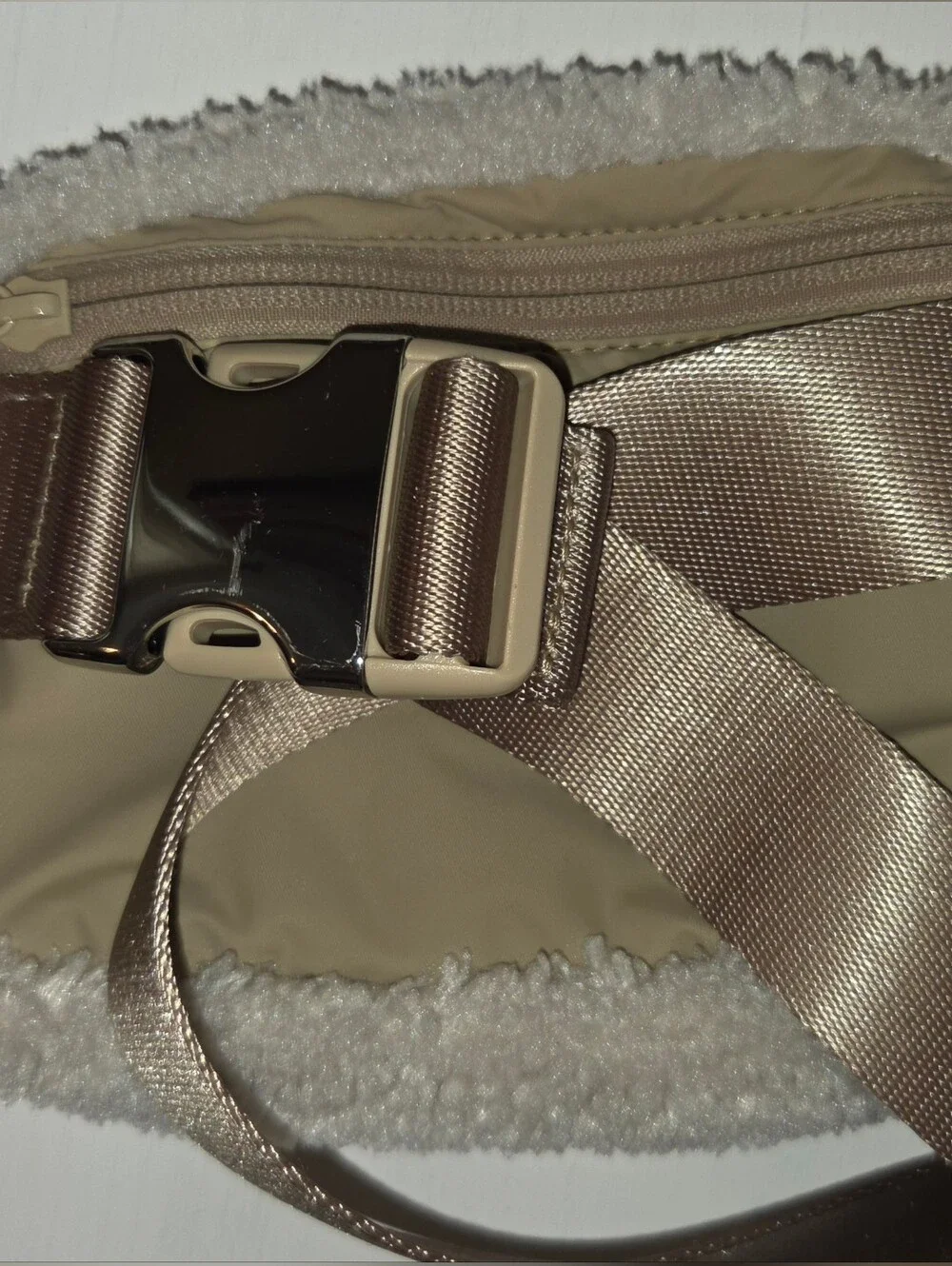 Lululemon Fleece Everywhere Belt Bag 1L Sherpa Cream Ivory